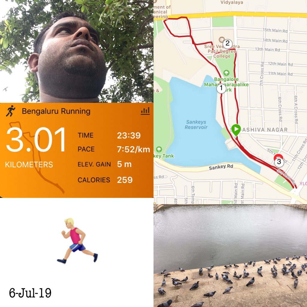 3 km run