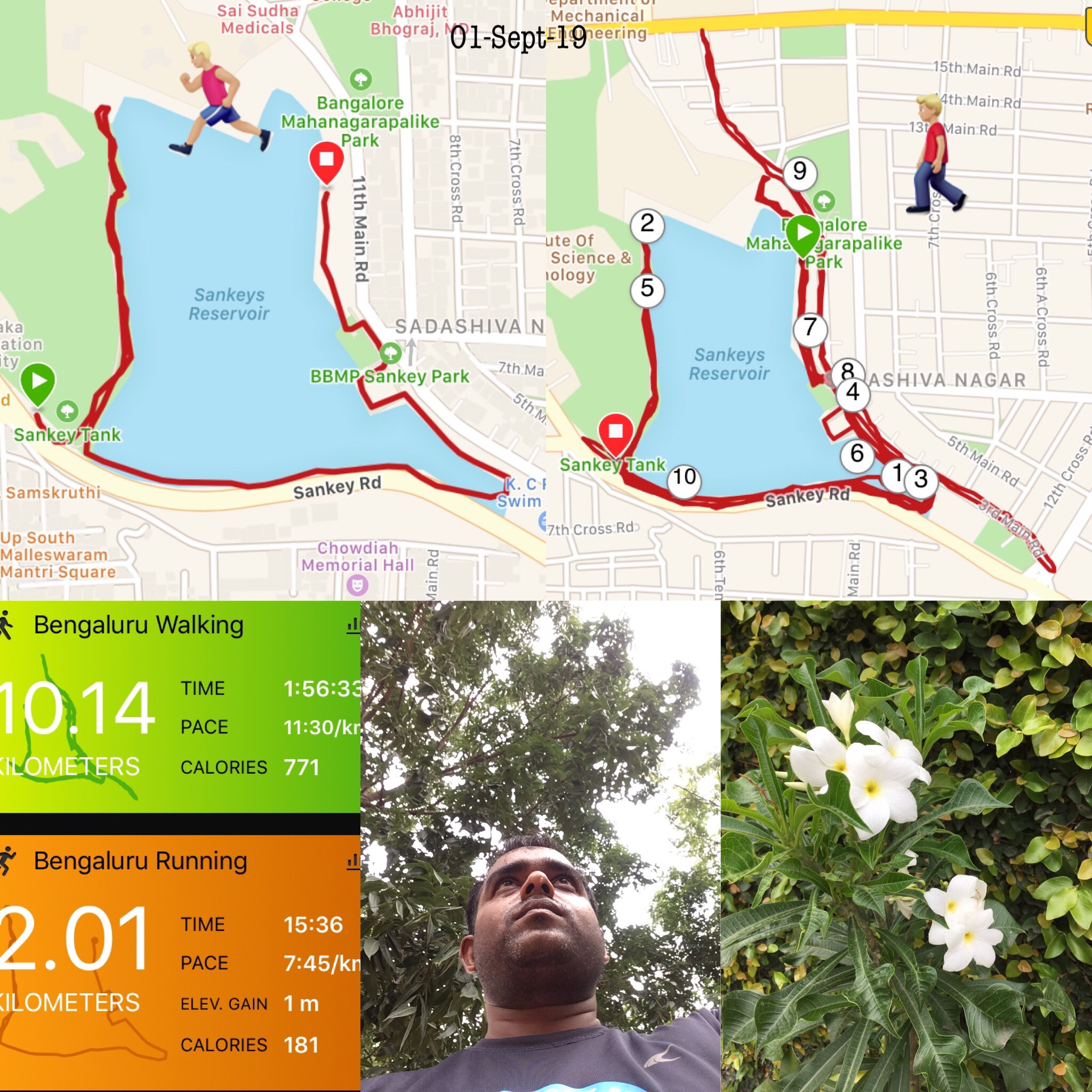 2 Km Run 10 Km Walk 1 September 2019 Ketan Blog